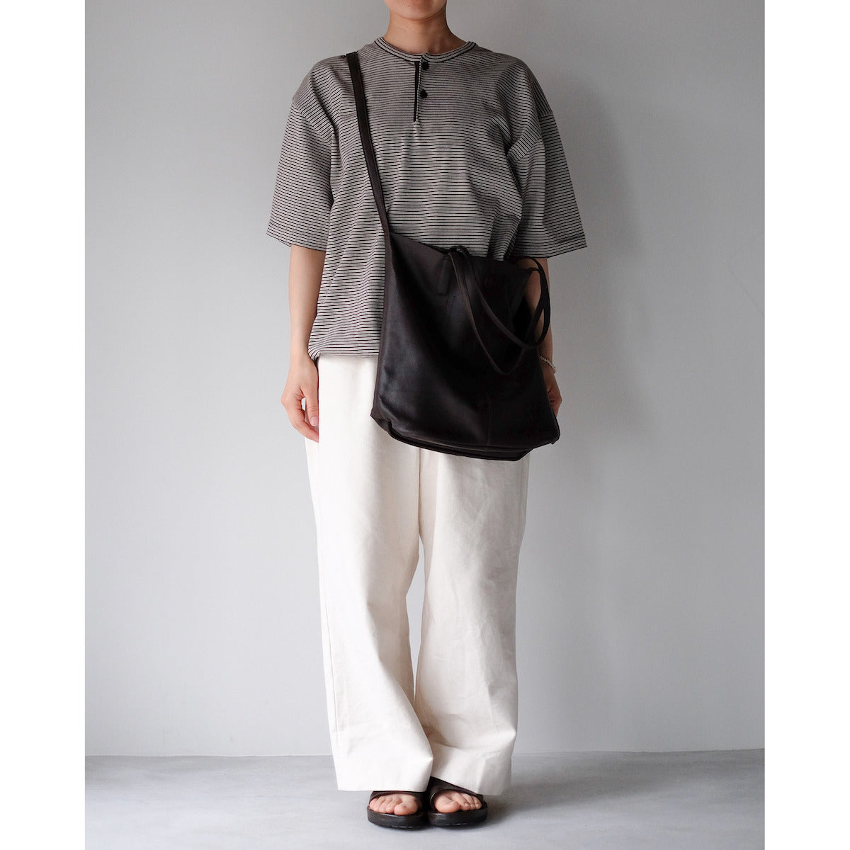 morphee / 3way Medium Tote / Dark Choco