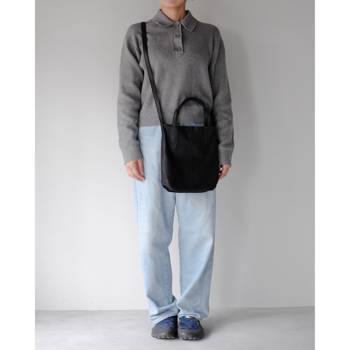 morphee / 2way Small Tote(L Shoulder) / BLACK