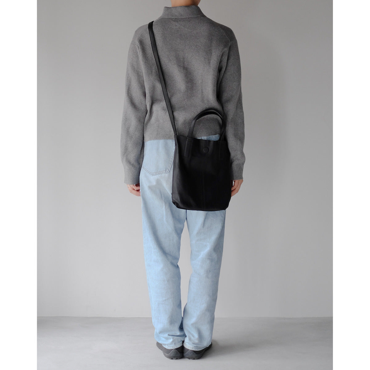 morphee / 2way Small Tote(L Shoulder) / BLACK
