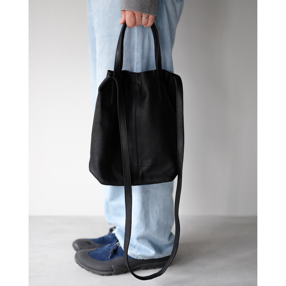 morphee / 2way Small Tote(L Shoulder) / BLACK