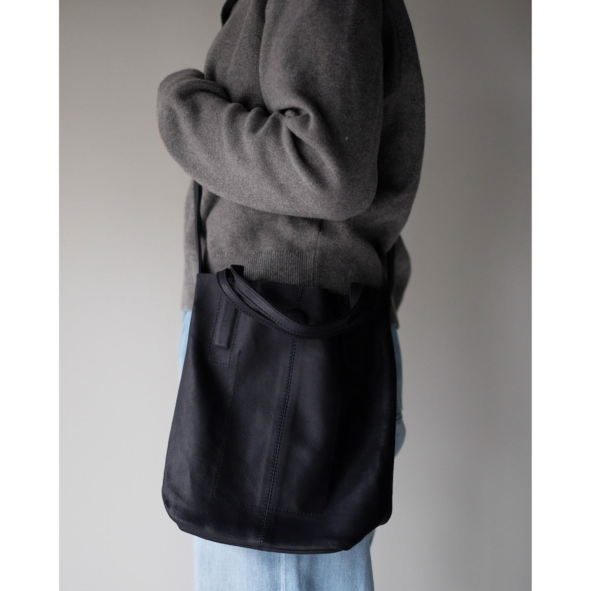 morphee / 2way Small Tote / NAVY