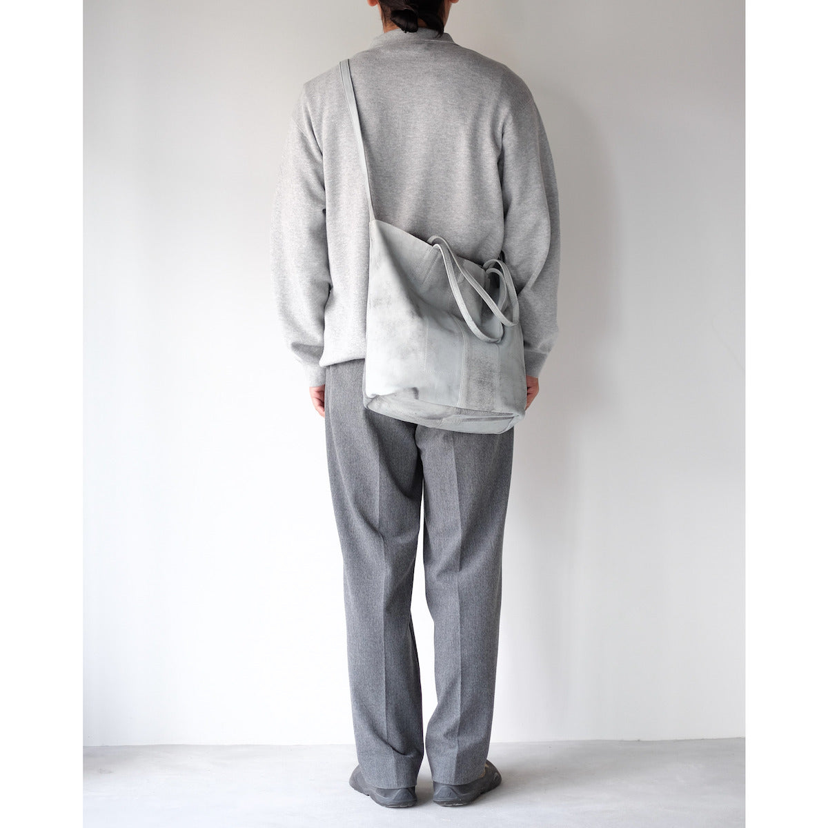 morphee / 3way Medium Tote(L Shoulder) / Antique Suede Light Gray