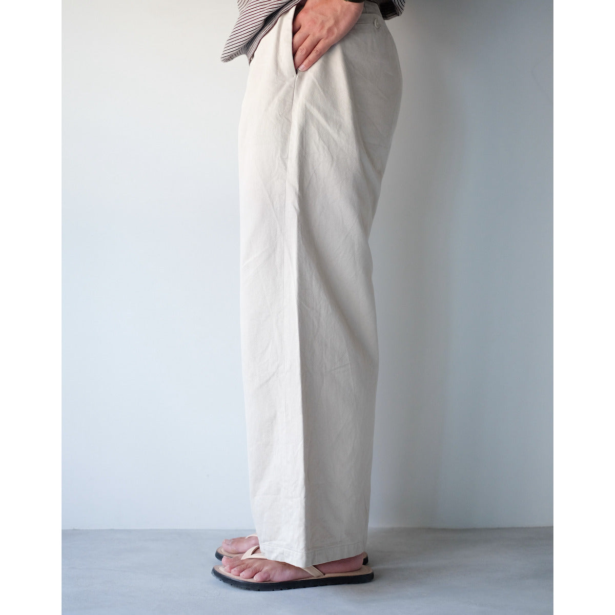 kamelia / Leather Beach Sandal / TAN