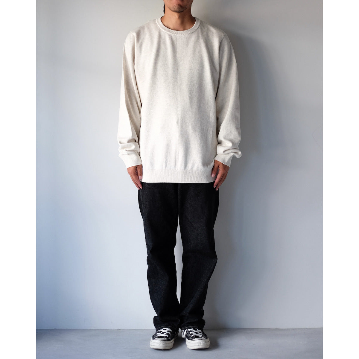 YAECA / PFU Crew Neck / NATURAL