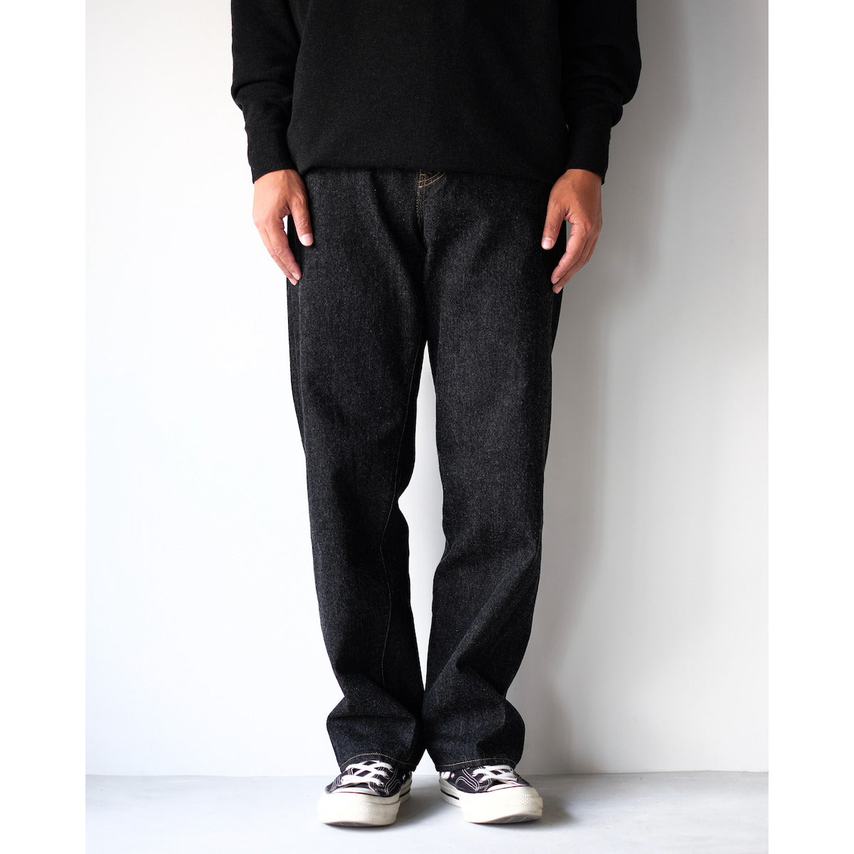 YAECA exclusive for TOOLS / Regular Denim Pant / BLACK