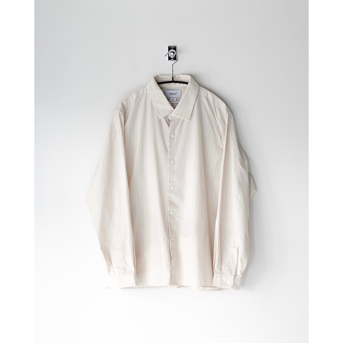 YAECA / Relax Square Comfort Shirt / BEIGE-ST