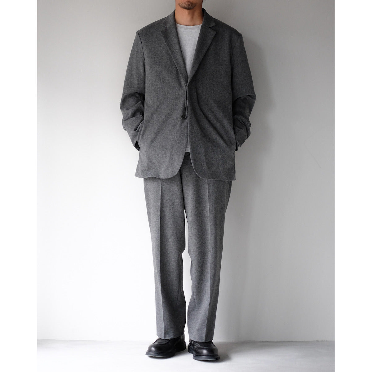 YAECA CONTEMPO / 2way Fly-Front Jacket / Gray