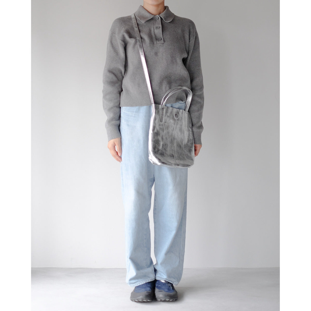 morphee / 2way Small Tote(L Shoulder) / SILVER