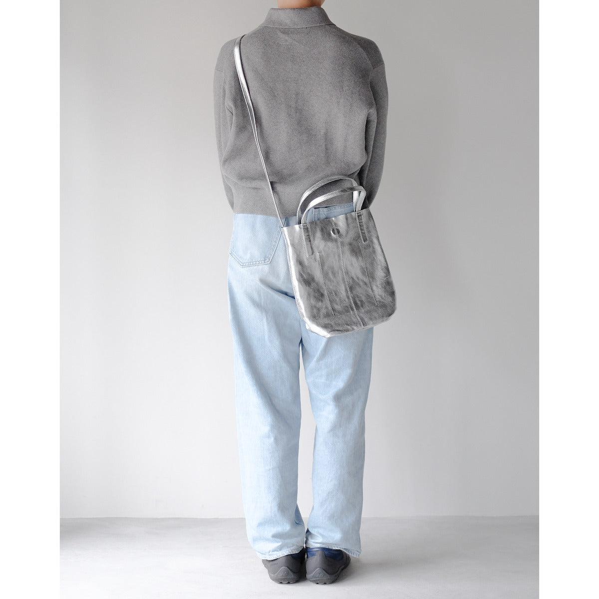morphee / 2way Small Tote(L Shoulder) / SILVER