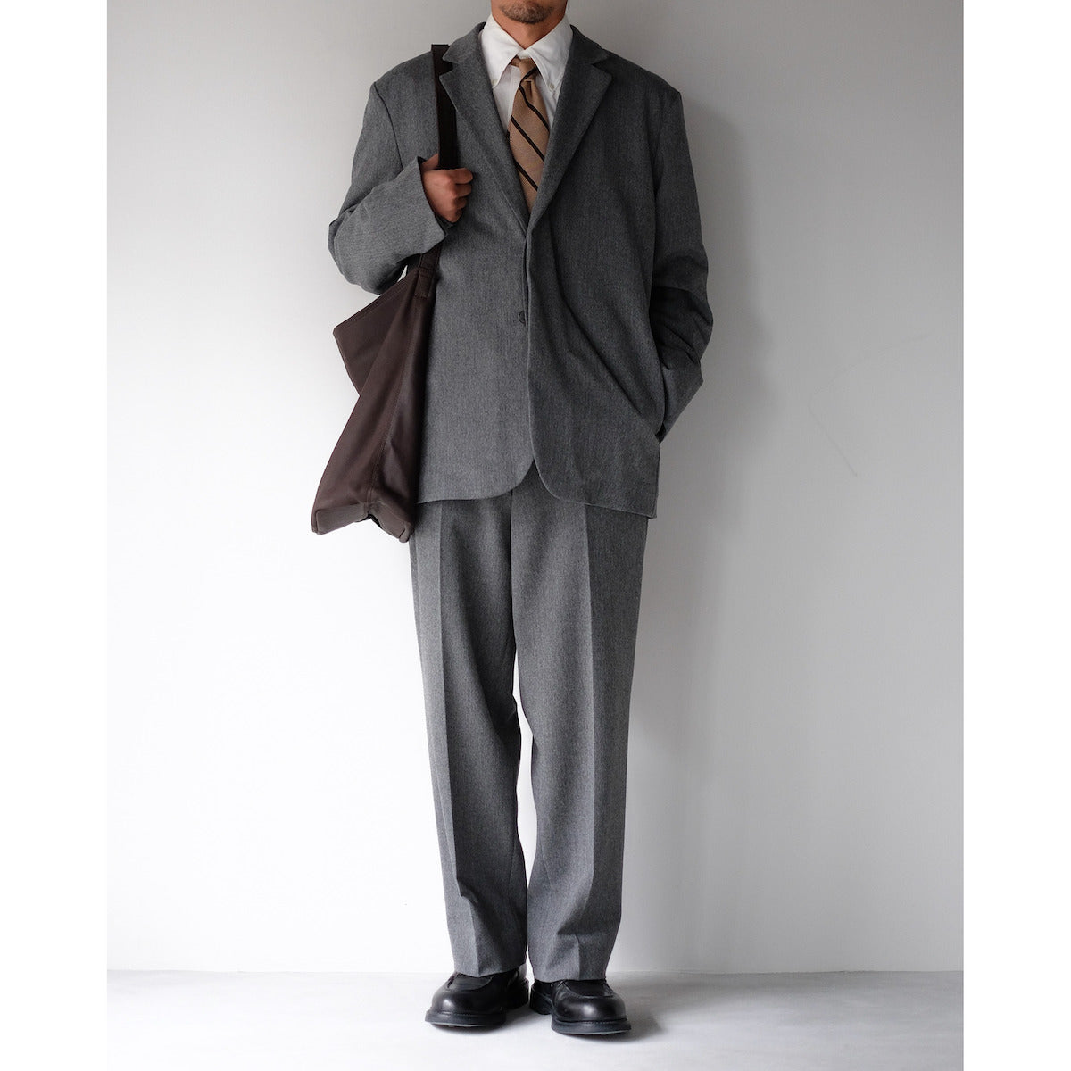 YAECA CONTEMPO / 2way Fly-Front Jacket / Gray