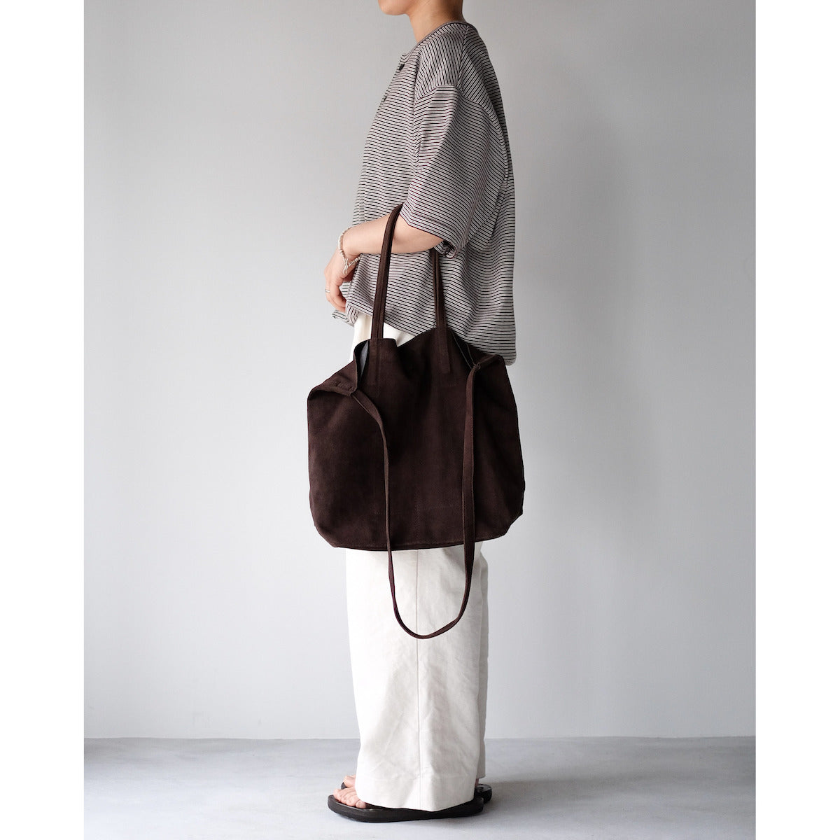 morphee / 3way Medium Tote / Dark Choco