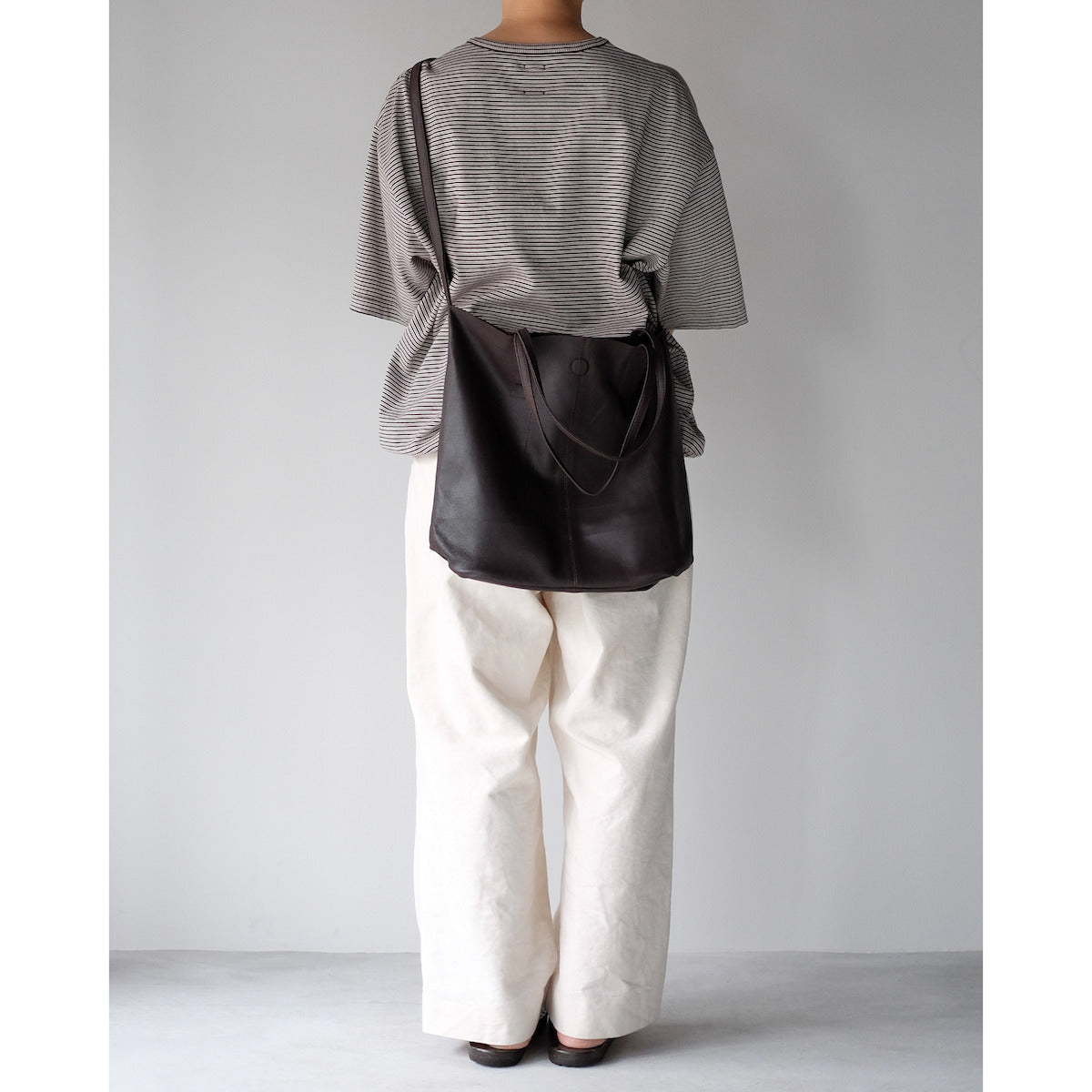 morphee / 3way Medium Tote / Dark Choco