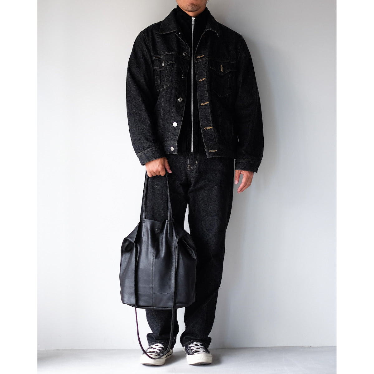 BATONER / Signature Drivers Knit / BLACK