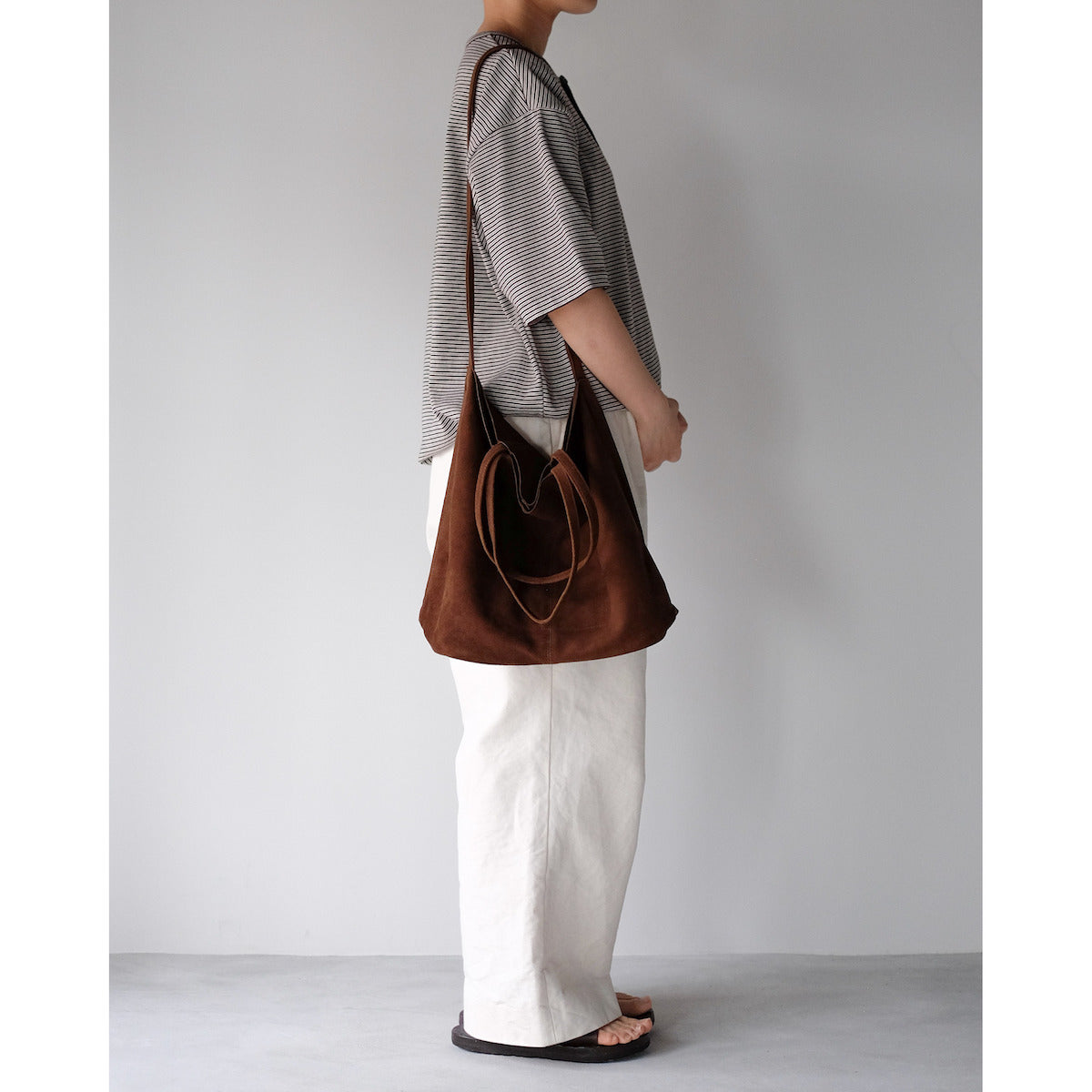 morphee / 3way Medium Tote / Coffee Brown