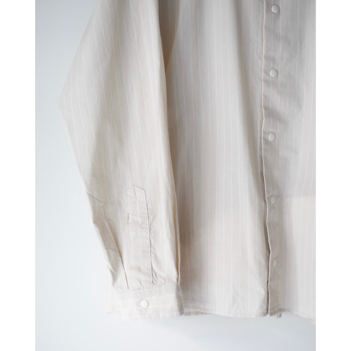 YAECA / Relax Square Comfort Shirt / BEIGE-ST