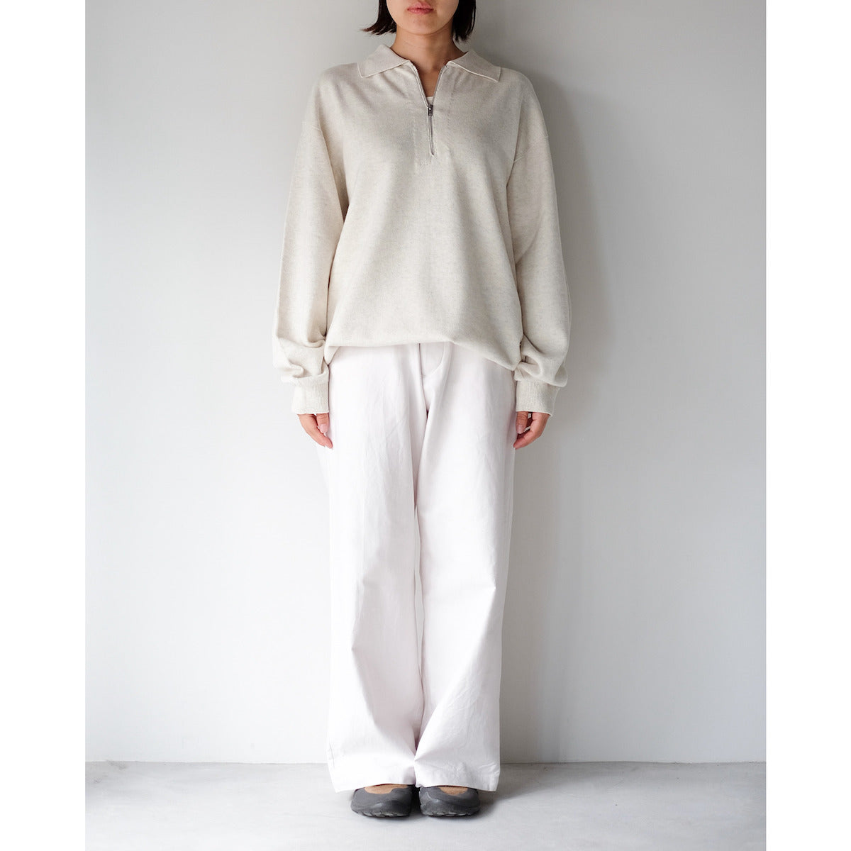 YAECA / PFU Zip Up / NATURAL