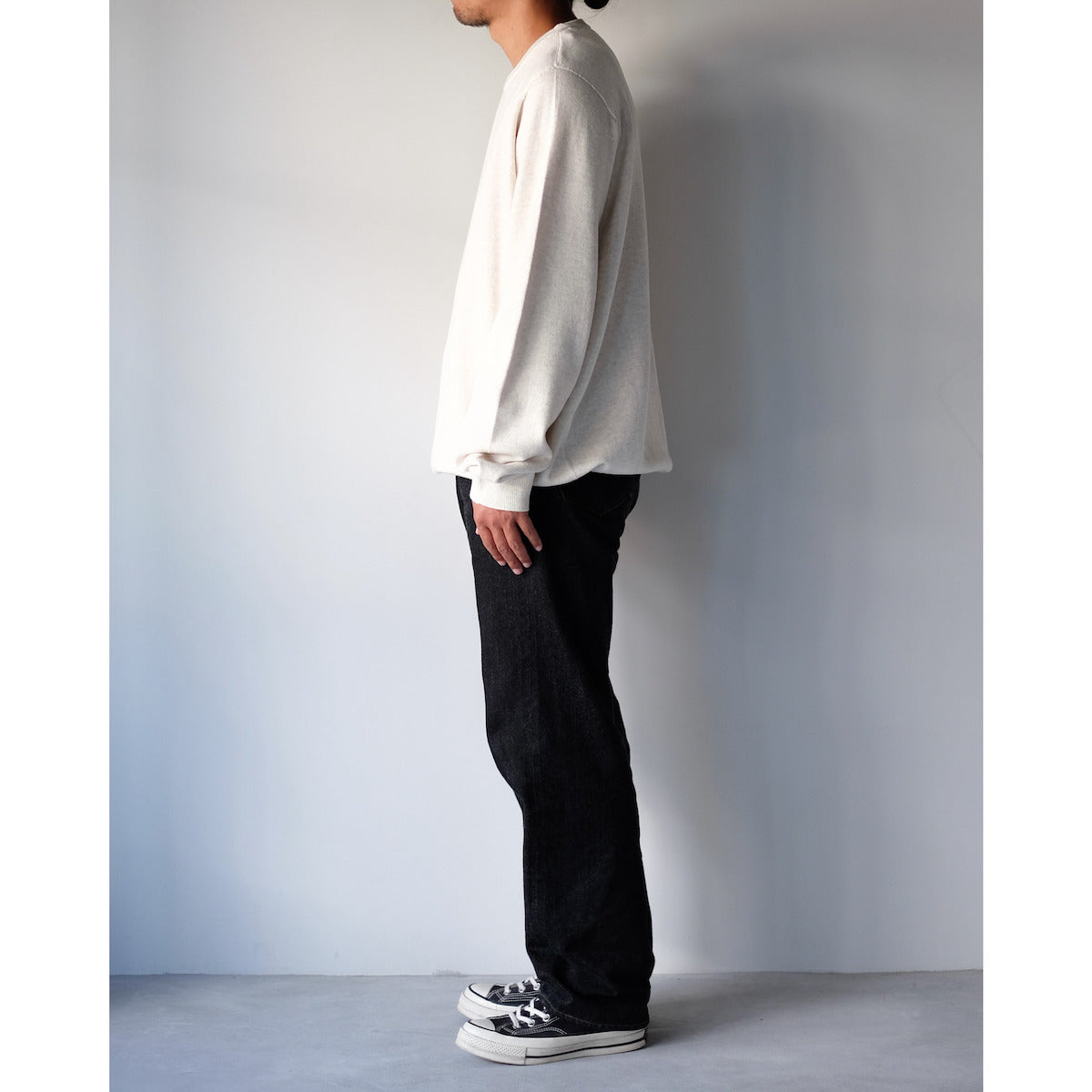 YAECA / PFU Crew Neck / NATURAL