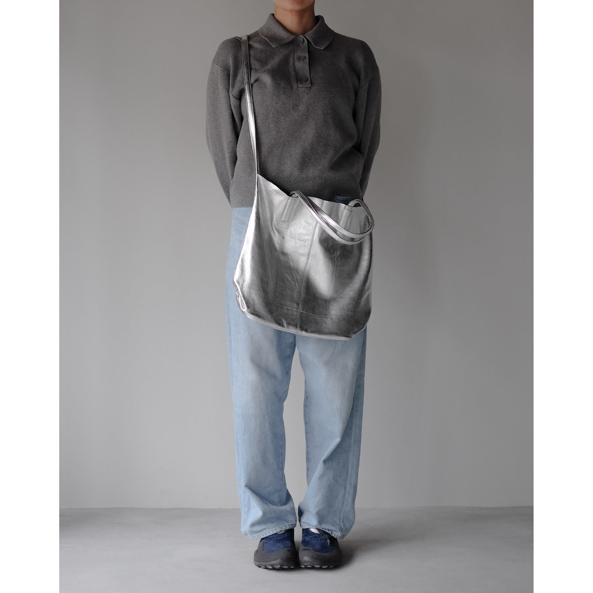 morphee / 3way Medium Tote(L Shoulder) / SILVER