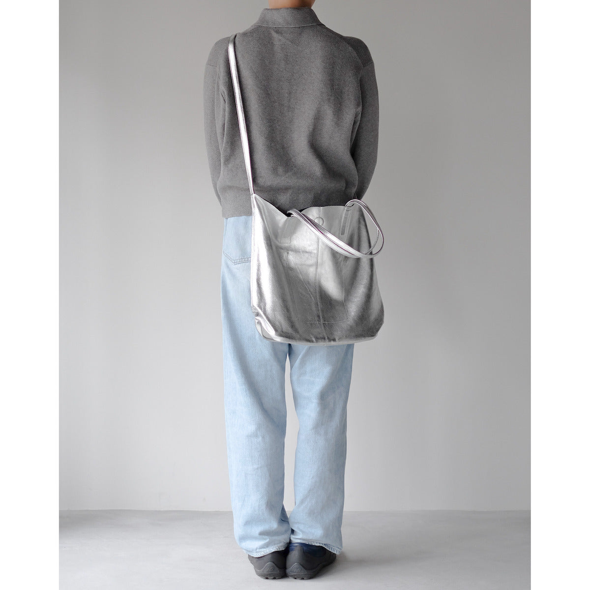 morphee / 3way Medium Tote(L Shoulder) / SILVER