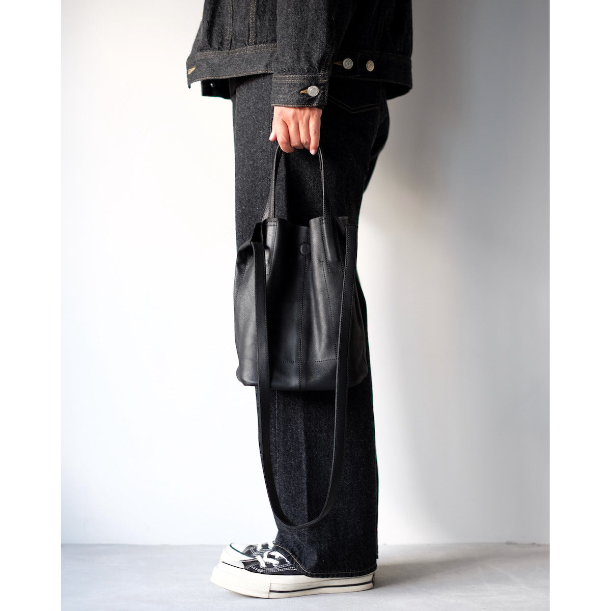 morphee / 2way Small Tote / BLACK