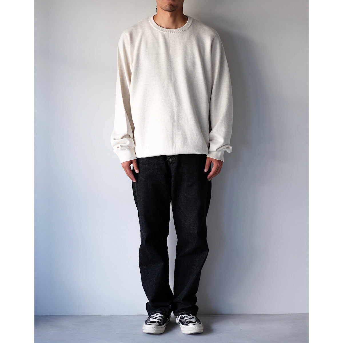 YAECA / PFU Crew Neck / NATURAL