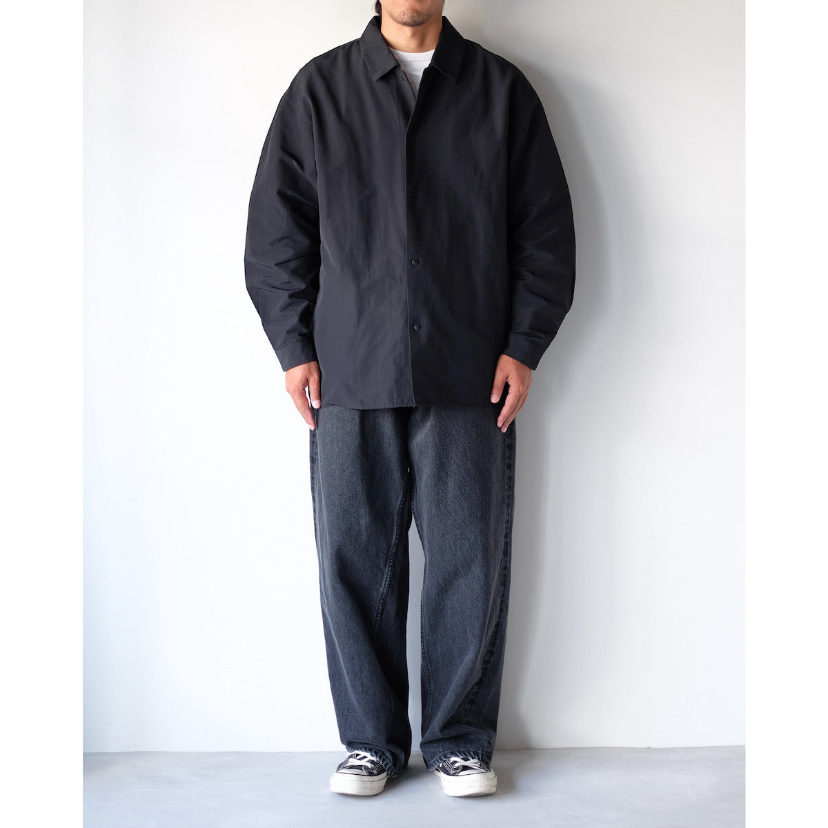 CIOTA / Baggy 5 Pocket Pants / Medium Black