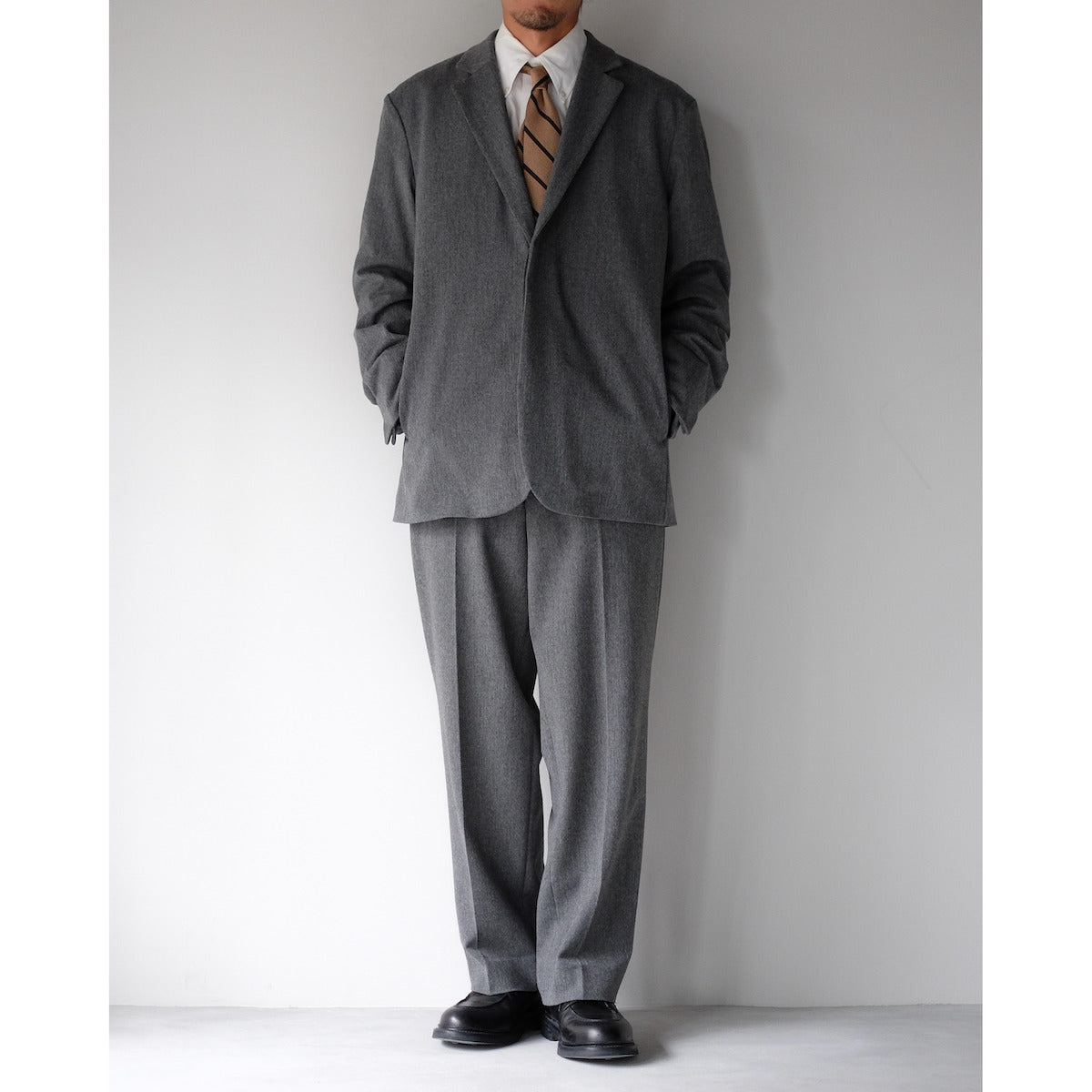 YAECA CONTEMPO / 2way Fly-Front Jacket / Gray
