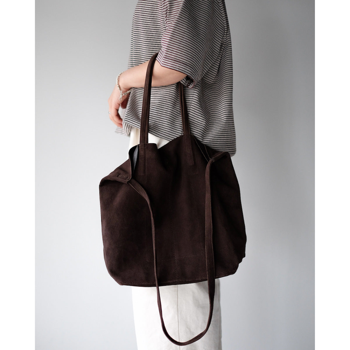 morphee / 3way Medium Tote / Dark Choco