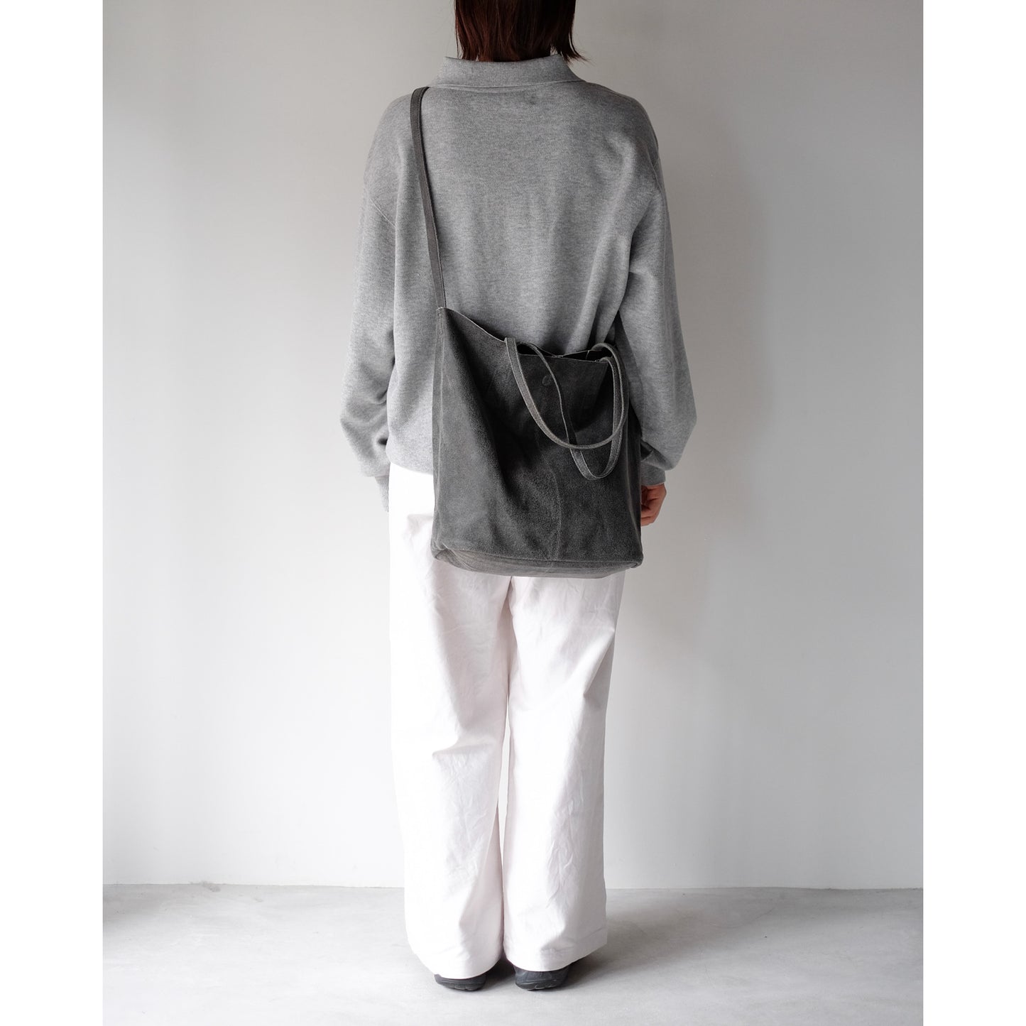 morphee / 3way Medium Tote / Distress Black