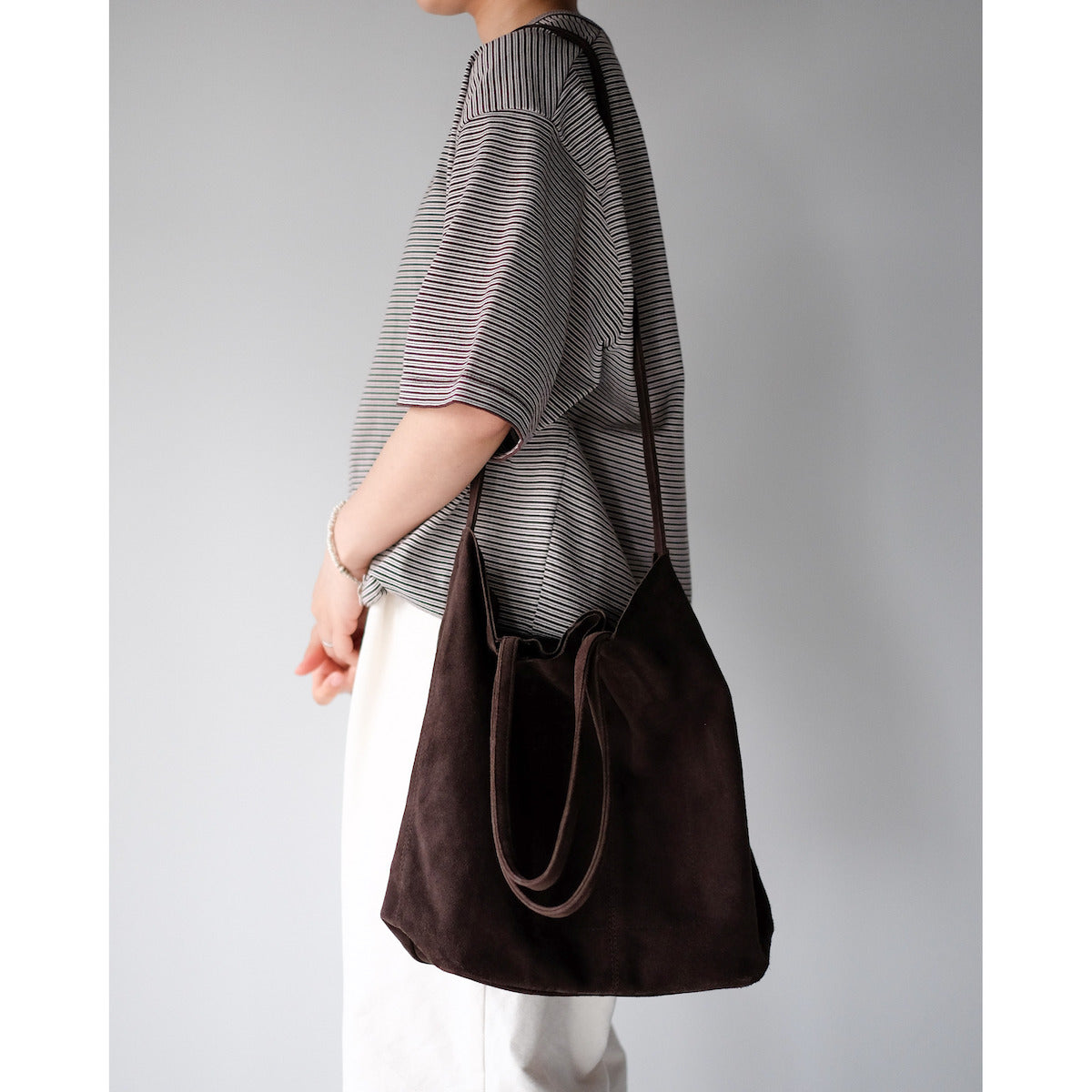 morphee / 3way Medium Tote / Dark Choco