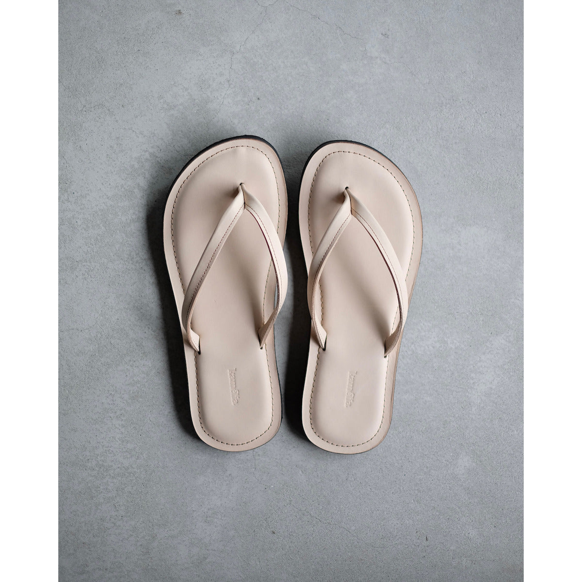 kamelia / Leather Beach Sandal / TAN