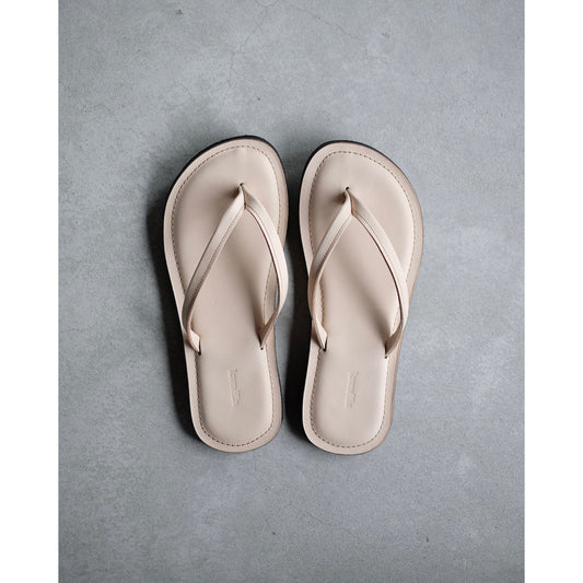 kamelia / Leather Beach Sandal / TAN