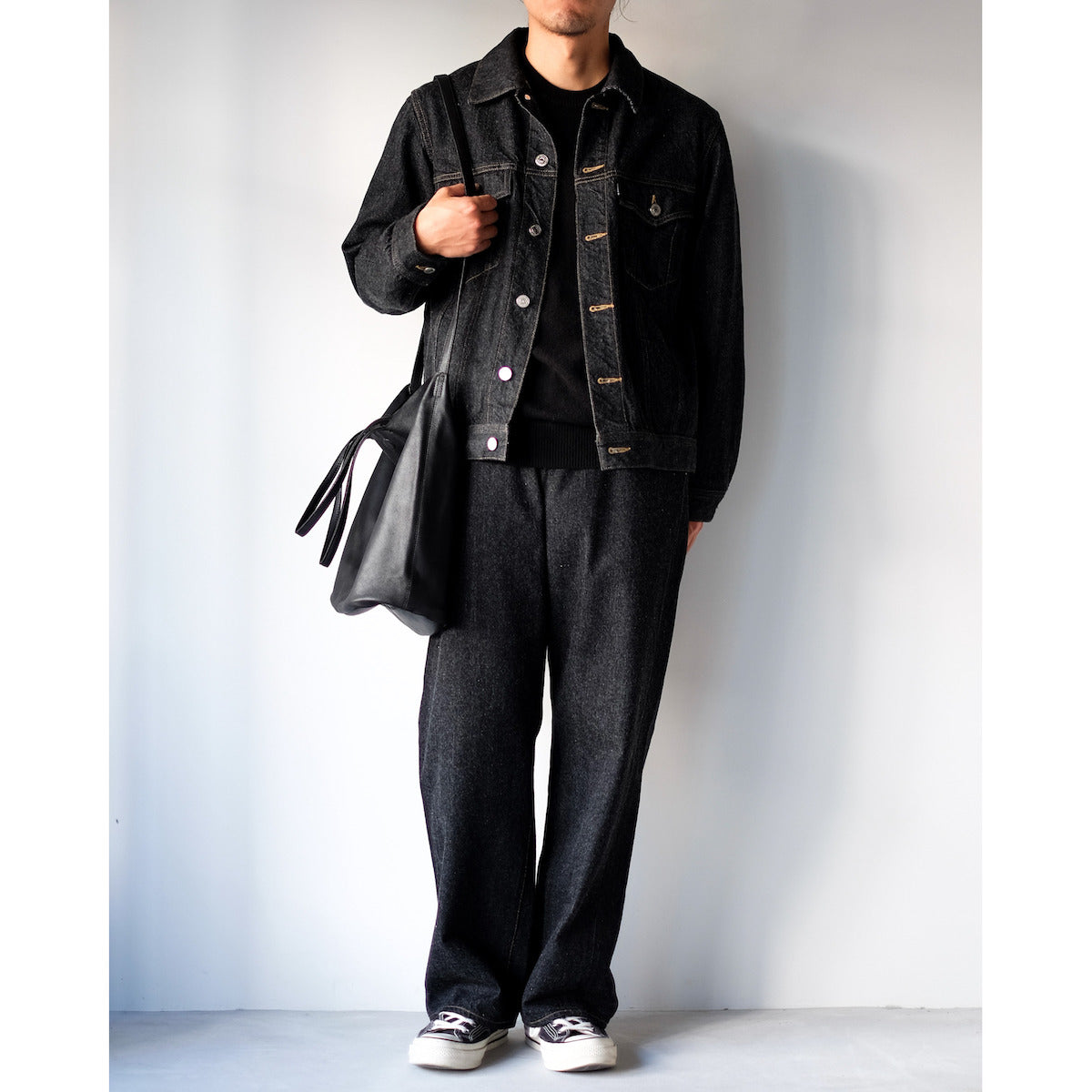 morphee / 3way Medium Tote(L Shoulder) / BLACK