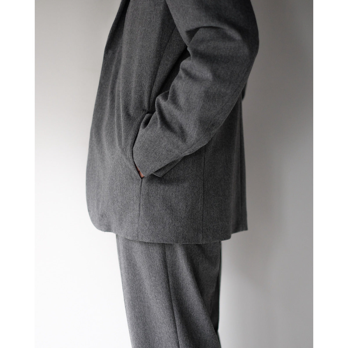 YAECA CONTEMPO / 2way Fly-Front Jacket / Gray