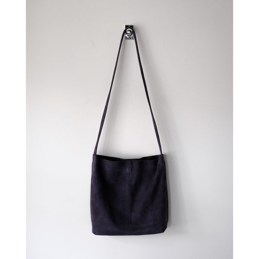morphee / Square Shoulder / Oiled Suede Navy