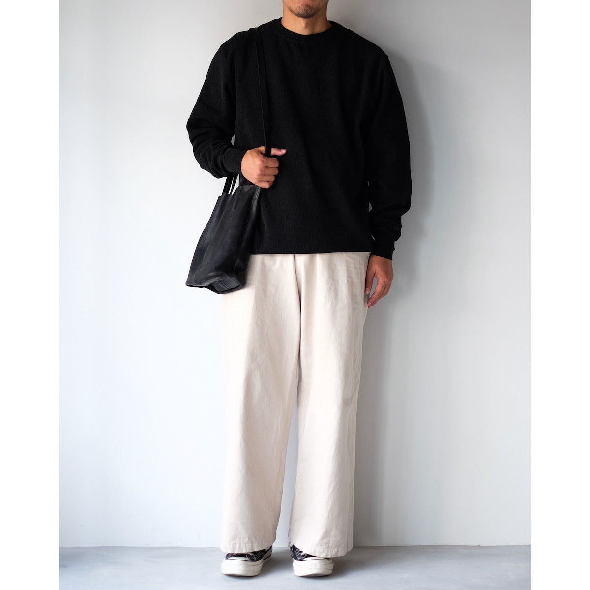 YAECA / 2way Knit Pullover / D.CHARCOAL