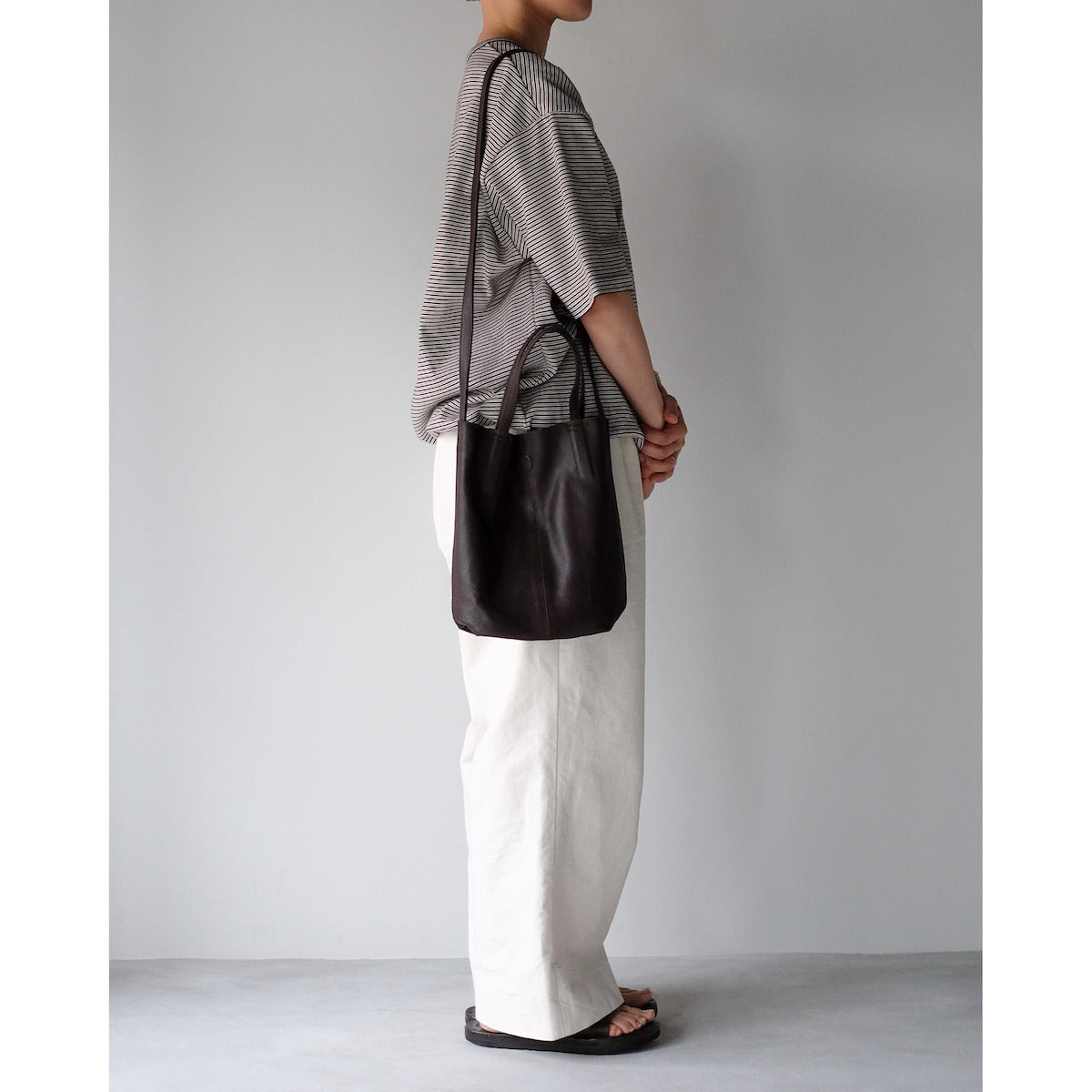 morphee / 2way Small Tote / Dark Choco