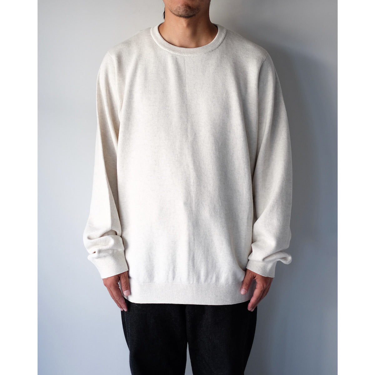 YAECA / PFU Crew Neck / NATURAL
