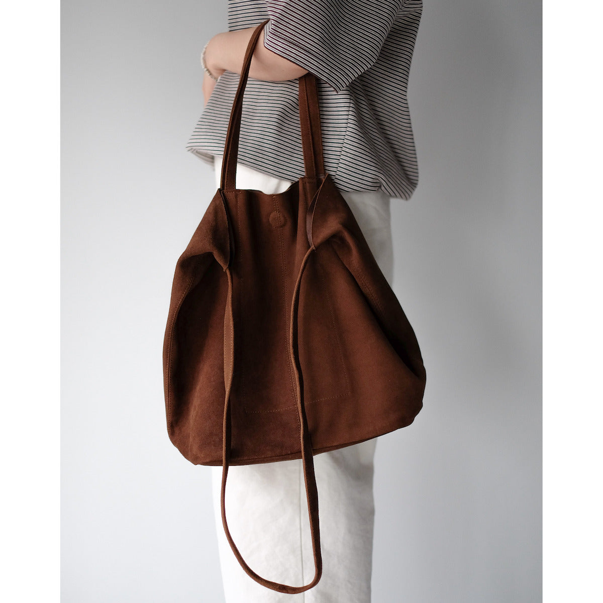 morphee / 3way Medium Tote / Coffee Brown