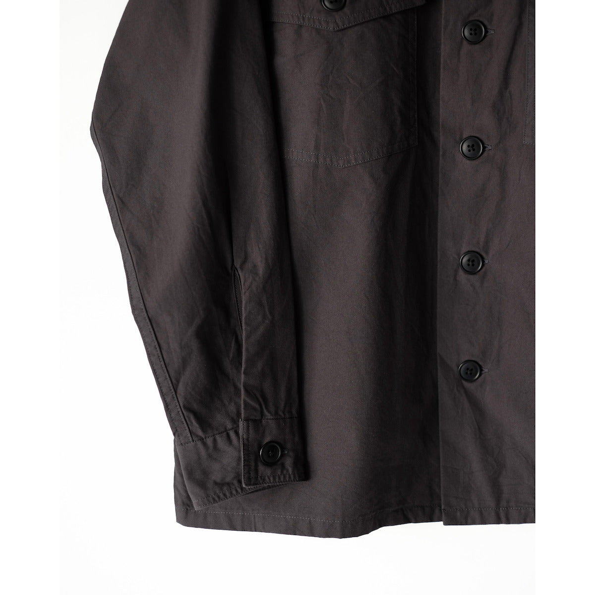 YAECA / Baker Shirt / CHARCOAL
