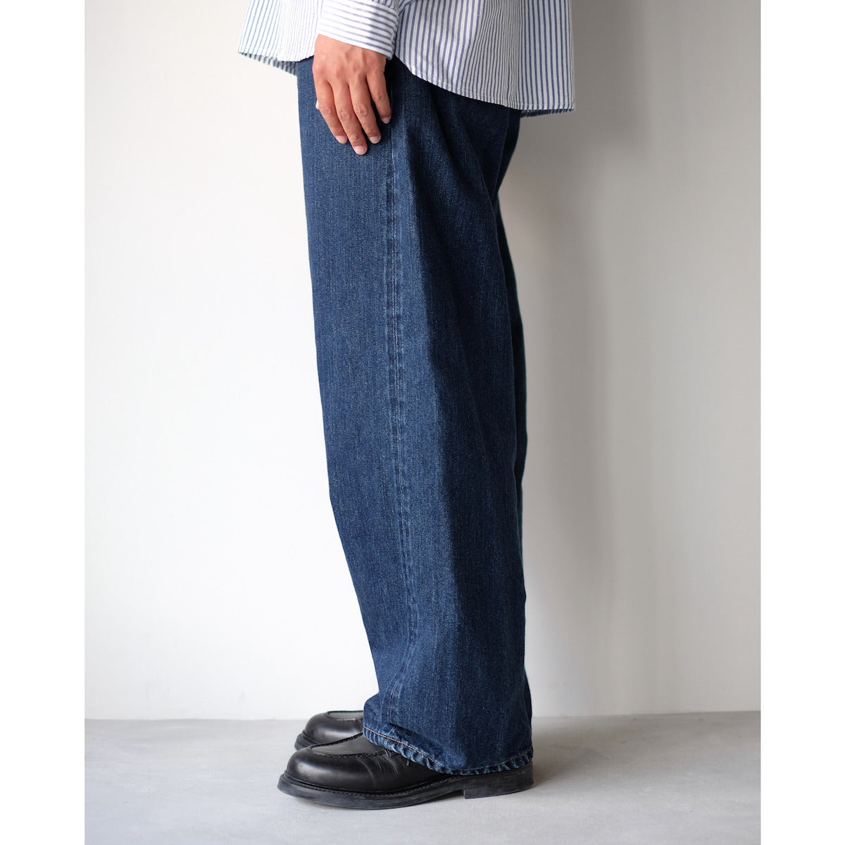 CIOTA / Baggy 5 Pocket Pants / Dark Blue