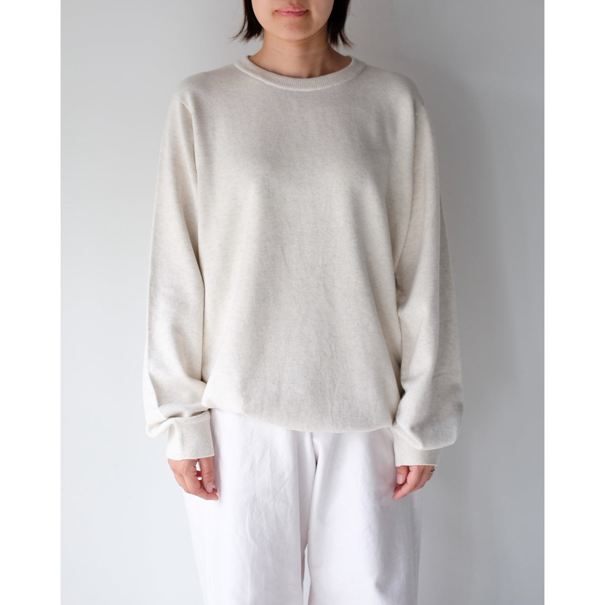 YAECA / PFU Crew Neck / NATURAL