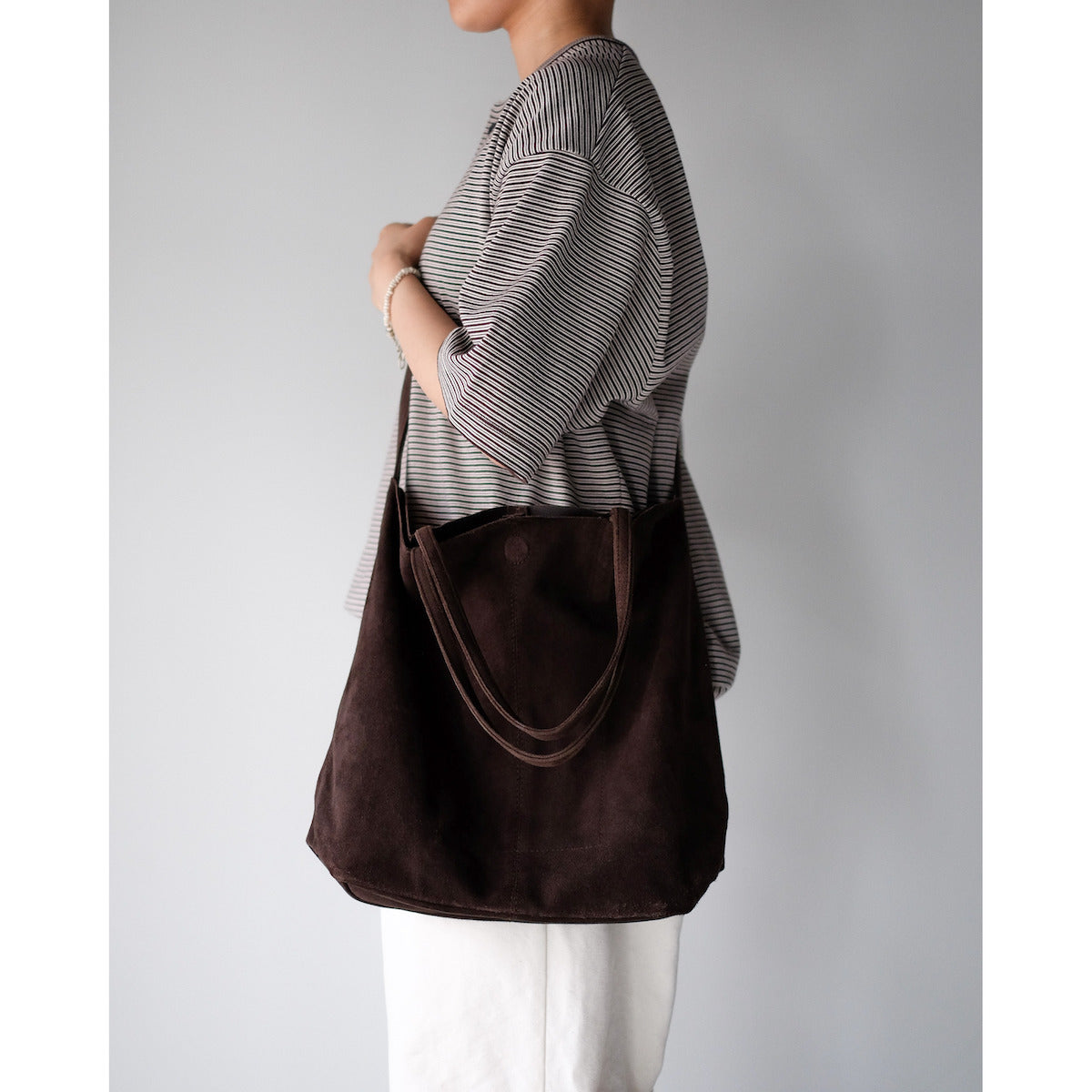 morphee / 3way Medium Tote / Dark Choco