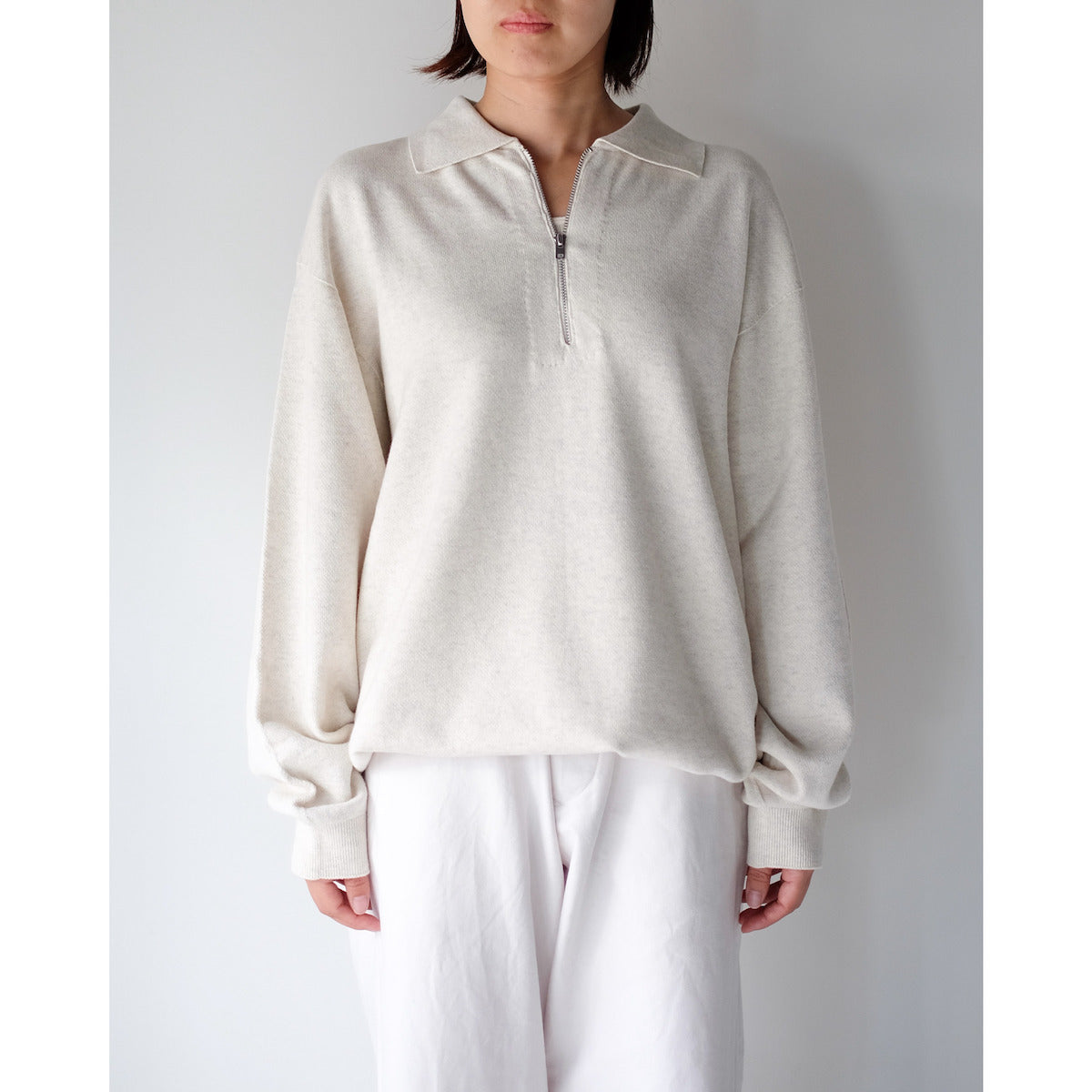 YAECA / PFU Zip Up / NATURAL