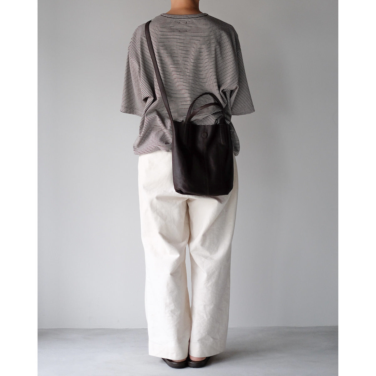 morphee / 2way Small Tote / Dark Choco