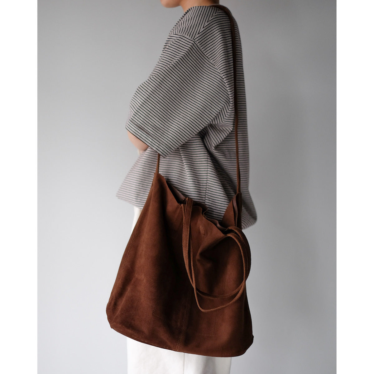 morphee / 3way Medium Tote / Coffee Brown