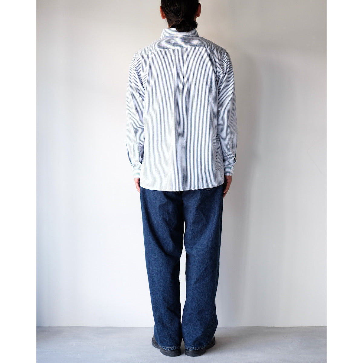 YAECA / Standard PO Comfort Shirt / BLUE-ST
