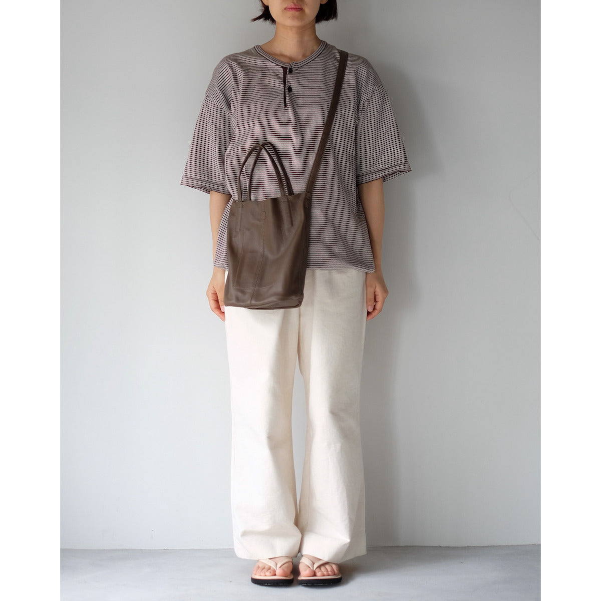 morphee / 2way Small Tote / TAUPE