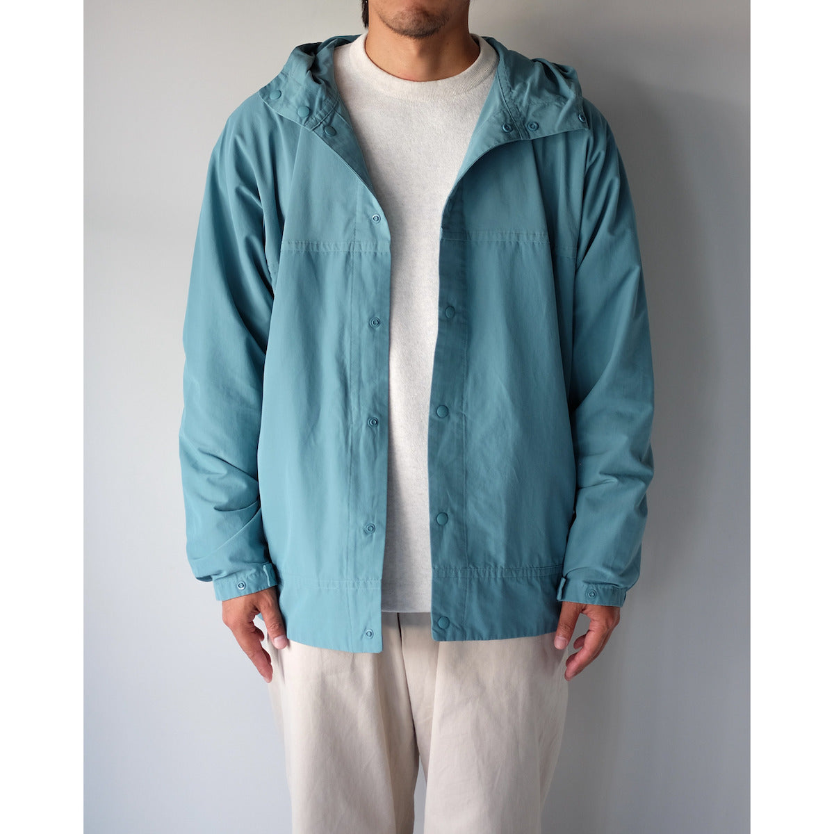 YAECA / Hood Shirt / GREEN