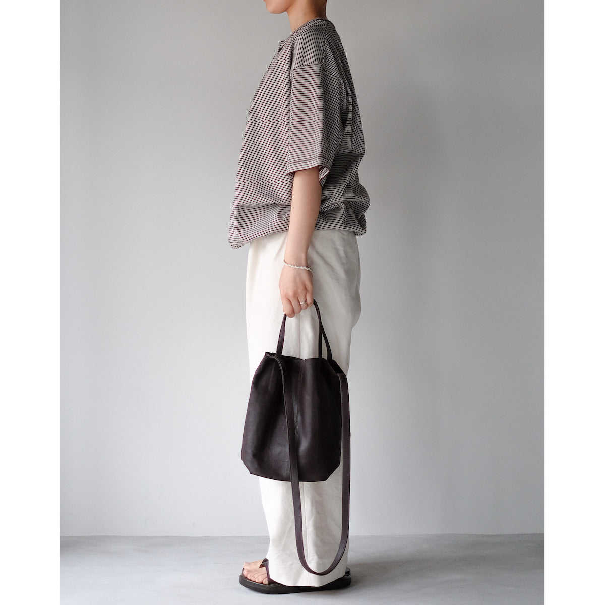 morphee / 2way Small Tote / Dark Choco